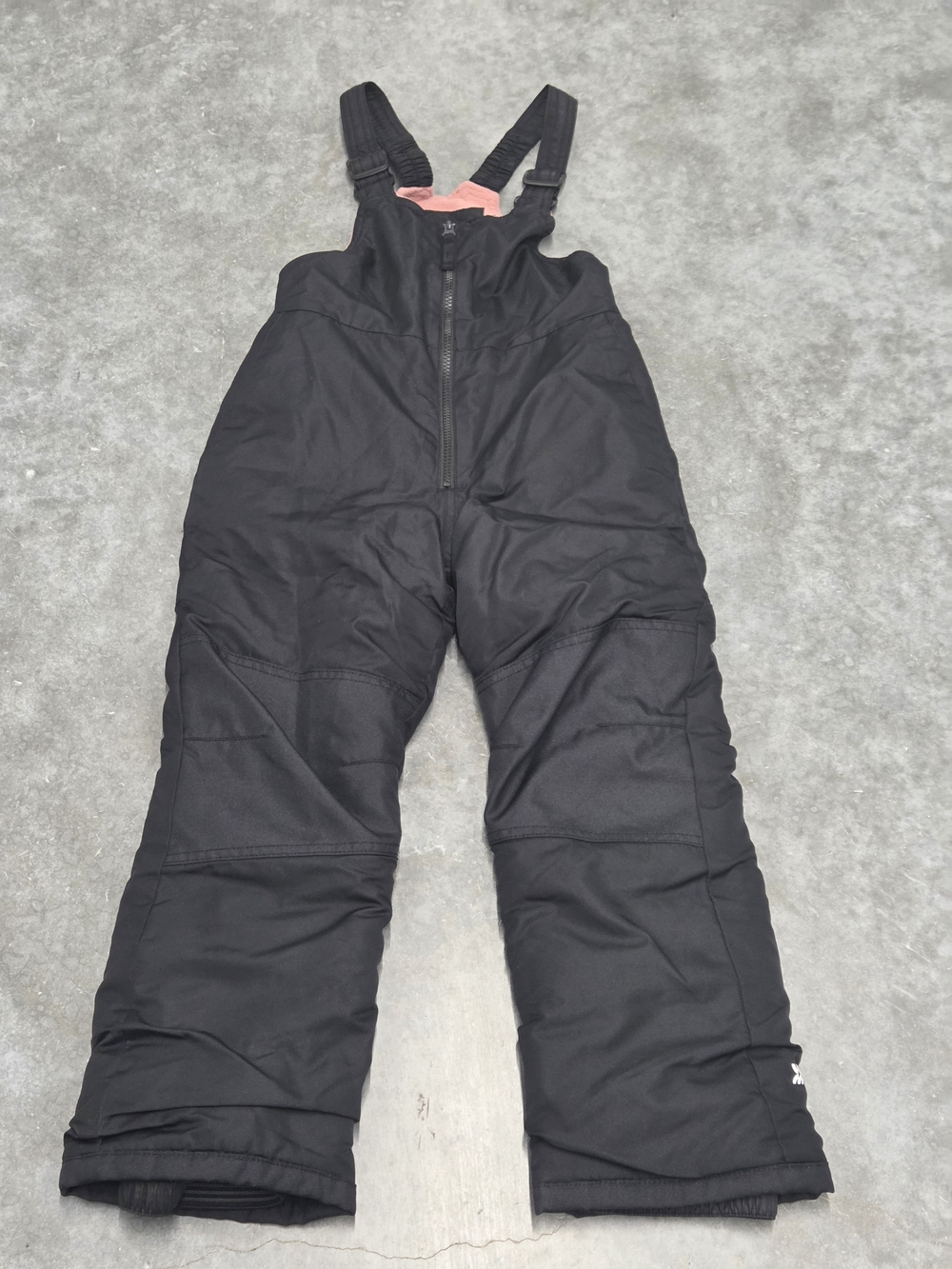 all in motion Black Kids Snow Bib Overalls Gorpcore Winter Size S